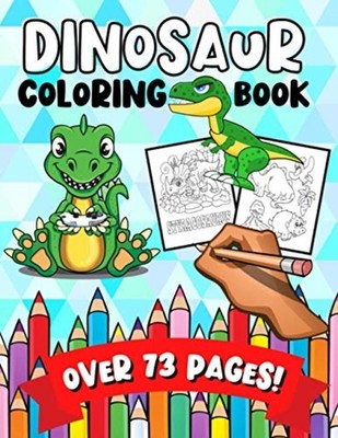 Dinosaur Coloring Book A Fun & Learning Activity Colour -  NEW CRAYONS. PLANET 2