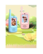2 Pack Rechargeable Video Intercom Walkie Talkies Toy for Kids