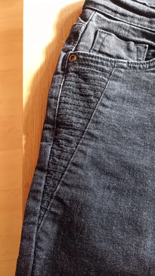 Cheer, Damen, Jeans, gerades Bein,Gr.36, anthrazit, gebraucht - Bild 4 von 4