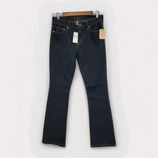 NWT Ralph Lauren Women's Size 6 Indigo Riding Bootcut Jeans Dark Polo