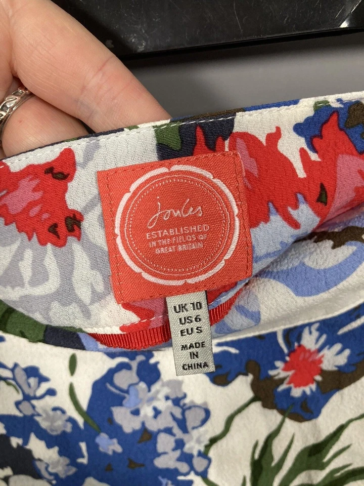 JOULES Skirt - Size UK10 W28 - Floral - Great Condition - Women’s - Image 2 of 3