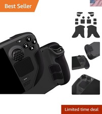 Professional Textured Soft Rubber Pads Handle Grips for Steam Deck LCD  OLED...