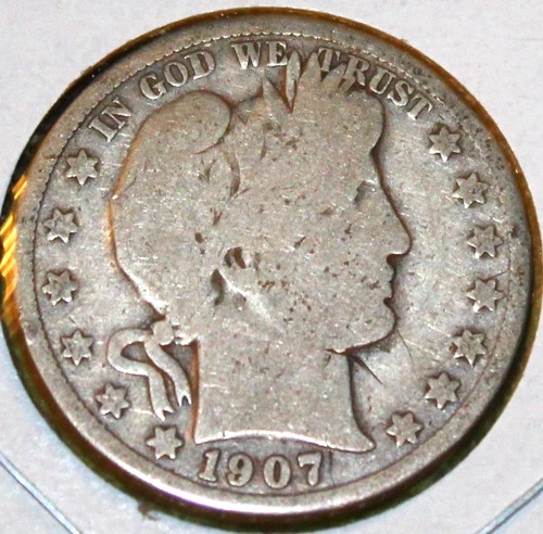 1907-S Barber Half Dollar