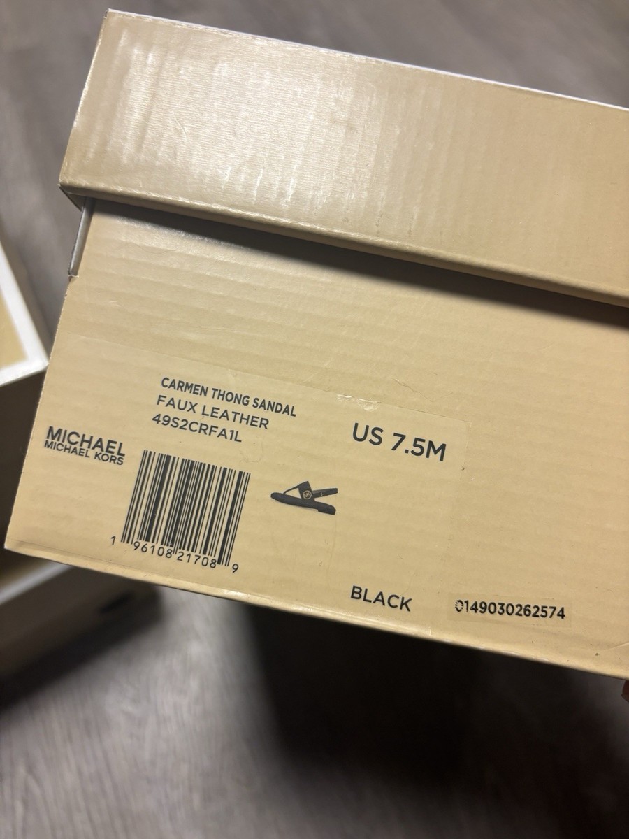 New MICHAEL KORS Carmen Thong Sandals Women's Size US 7, Or 8