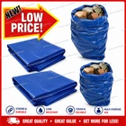 Rubble Sacks Blue Builders Rubbish Waste Heavy Duty Strong Bags Tough Bulk