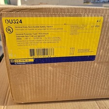 NEW Square D DU324 3P3W 200A 240V Non-Fusible Safety Switch
