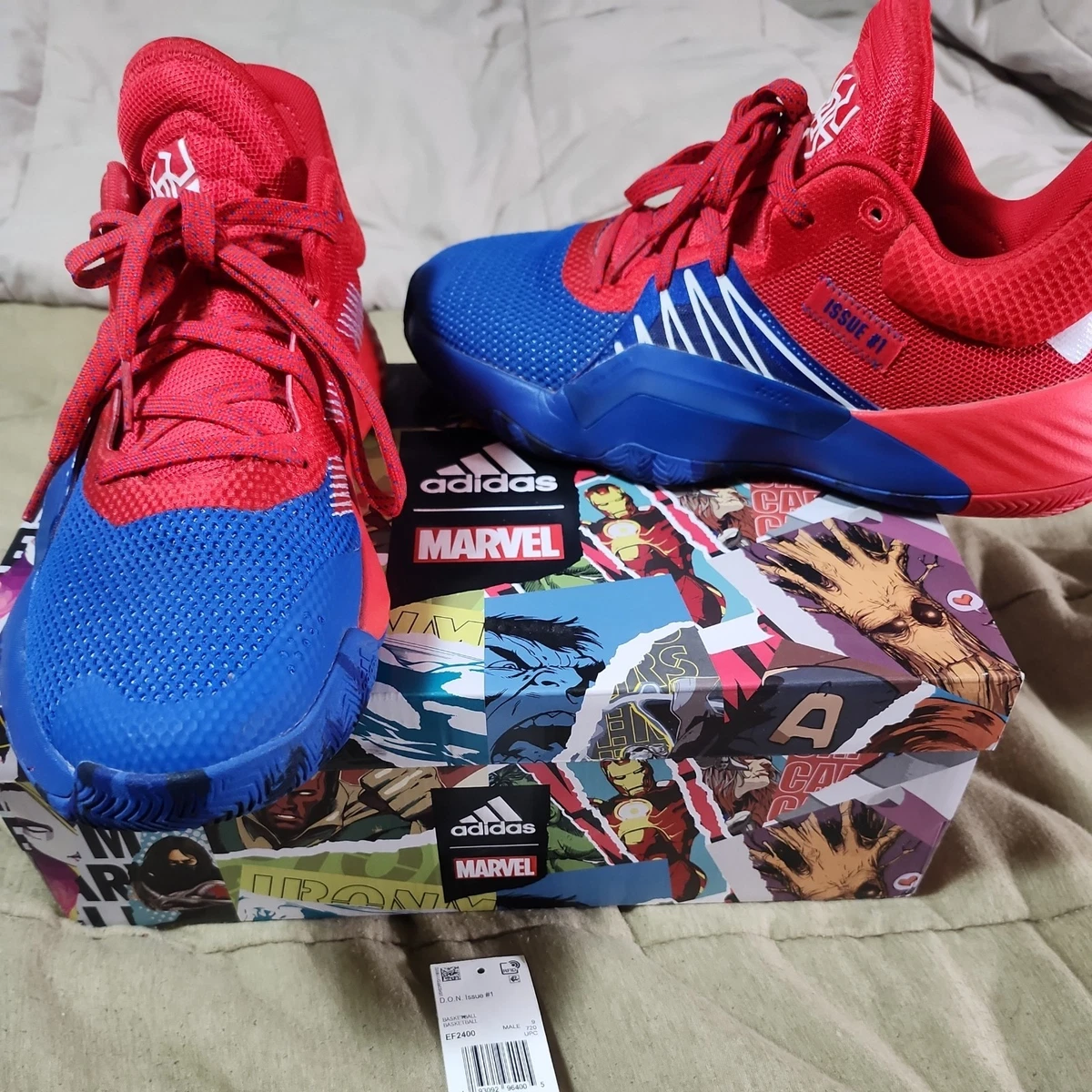 Size 6 - adidas Marvel x D.O.N. Issue #1 GCA Amazing Spider-Man adidas Marvel x D.O.N. Issue 1 Amazing Spider-Man | eBay main image 3