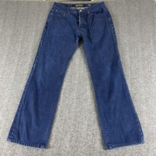 Active Women’s Jeans Size 32 Mid Rise Straight Leg Button Fly Denim