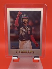 2024 Topps Heritage - 1975 Baseball Sensations C.J. Abrams #75BS-9 Platinum Foil