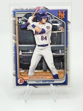 2024 Bowman Baseball Draft Trey Snyder #BD-138 1st Prospect New York Mets
