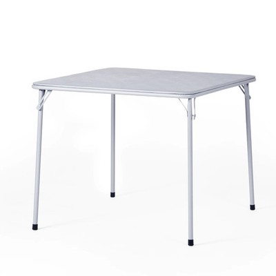34'' Folding Card Table with Padded Tabletop, Portable Table for Party Picnics