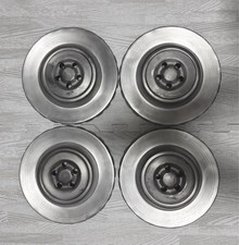 JDM VOLVO 240 Corona Wheels Genuine Center Caps Large Caps 4-Individua No Tires