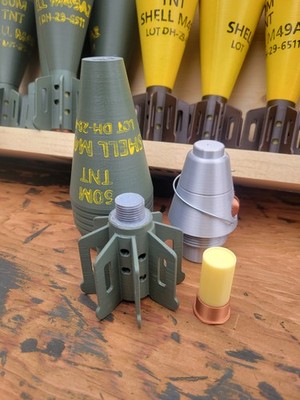 60mm US M49A2 Shell 3d Replica | eBay