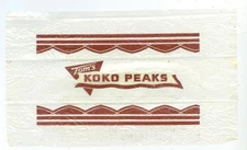 1940s Tom's Koko Peaks candy bar wrapper 1-1/4 oz - Tom Huston Columbus Georgia