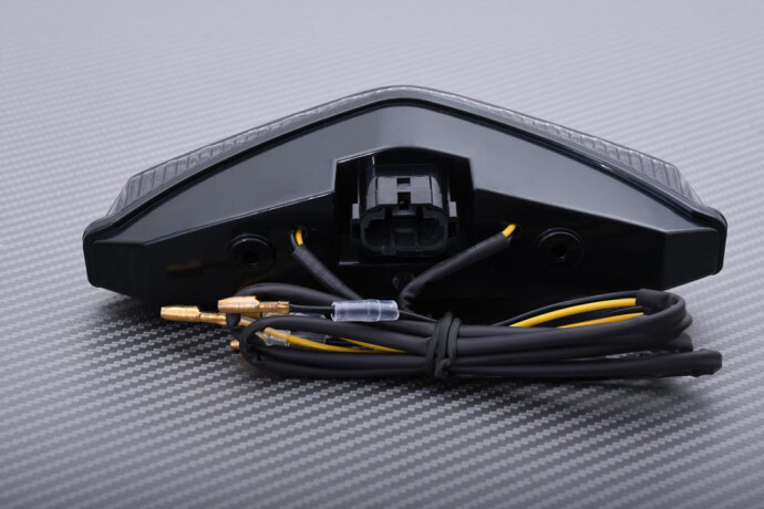 Feu stop LED fumé Ducati Monster 796 pour remplacer clignotants cassés