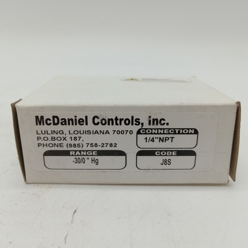 McDaniel Controls -30/0" Hg 1/4" NPT Calibre Lote de 2 - Imagen 2 de 4