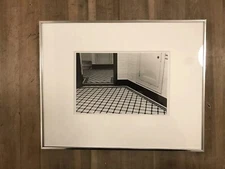 Rare Jeffrey Fraenkel Gallery B&W Print Photograph Silver Film Bathroom Interior