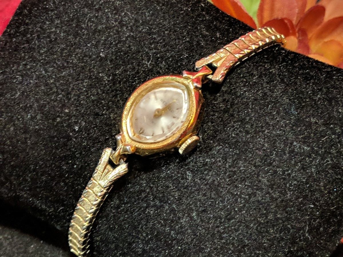 Vtg Westclox Lady Bracelet Watch & Speidel Band 2689450 Pat Vtg Westclox Lady Bracelet Watch & Speidel Band 2689450 Pat