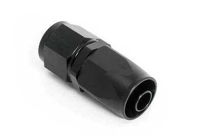 BAT-MOTORSPORT Alu Fitting Dash 10 / -10 AN / JIC 10 Anschluss gerade Schwarz eloxiert