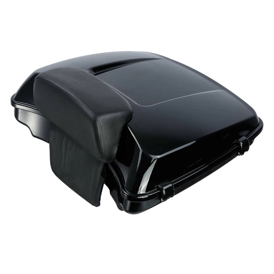 Razor Trunk Backrest Mount Rack Fit For Harley Davidson Road King 1997-2008 - Image 3 of 4
