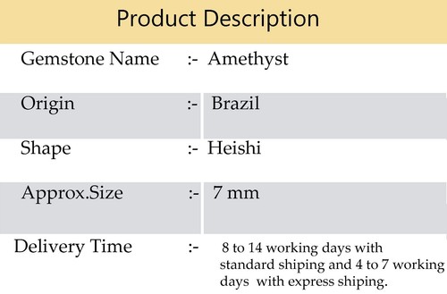 Piedras preciosas de amatista natural tamaño 7 mm cuentas facetadas Heishi Rondelle hilo de 8,5" - Imagen 8 de 8