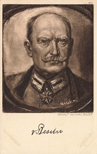 Portrait de Beseler Heerführer 4. Groupe Patriotique carte postale carte postale
