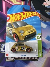 Hot Wheels H5B 033 1994 FIAT 500e gold HW EV 2025 33/250 Catd Not Perfect Look