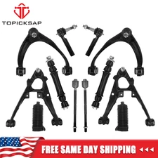 12 Front Upper Lower Control Arm Kit for 2007-2013 Escalade Chevy Silverado GMC