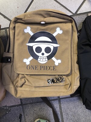 Anime One Piece Large Canvas Backpack