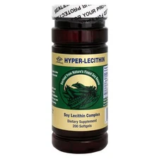 Hyper Lecithin +Ginkgo+OPC+Vitamin E 618mg 200 Softgels