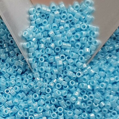 11/0 TA-124B Baby Blue Opaque 5g/10g Aiko Cylinder Toho Seed Beads 