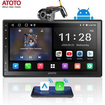 ATOTO 7'' A5L 2Din ChatGPT AI Car Stereo GPS Touchscreen Android Radio+HD DVR CAM