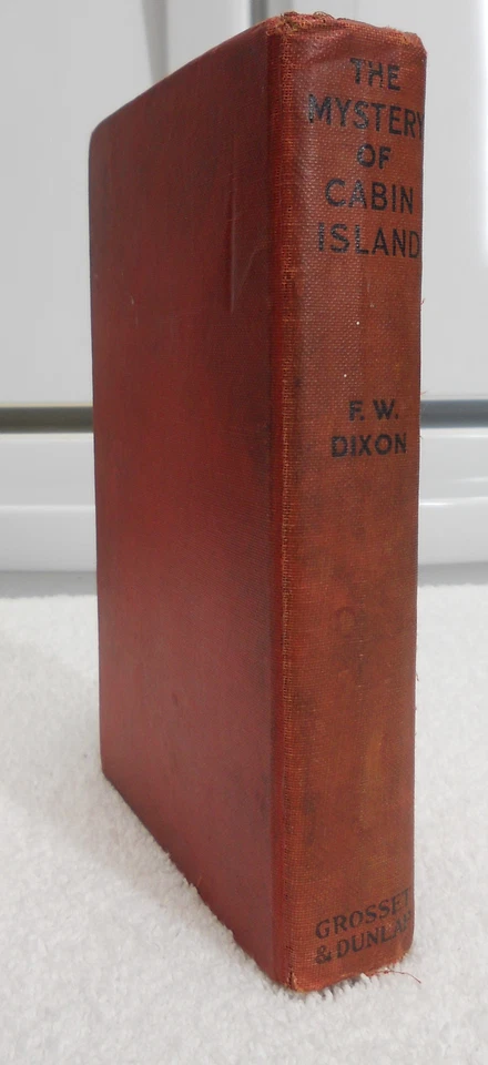 Hardy Boys #8 The Mystery of Cabin Island 1930B-3 Red NO DJ! 1st Ed 3rd Print - Image 2 of 4