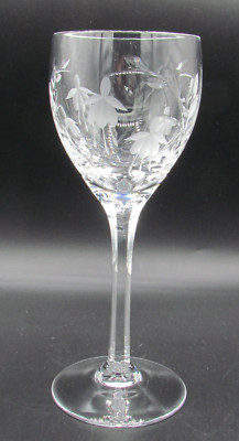 Stuart Kristall Kaskadenmuster 85/8'' Wasserkelche/ Gläser - signiert (11861)