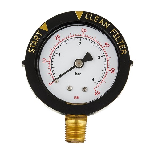 Pool Filter Pressure Gauge,1/4\" NPT Clean Filter Indicator - Picture 4 of 7