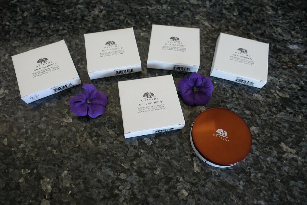 origins silk screen refining powder foundation