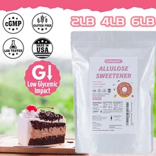 2-6LB Powdered Allulose Sweetener Natural Zero Calorie Friendly Sugar Substitute