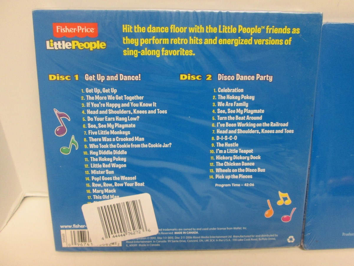 Fisher Price Little People 4 CD Music Lot ABC Sing Along