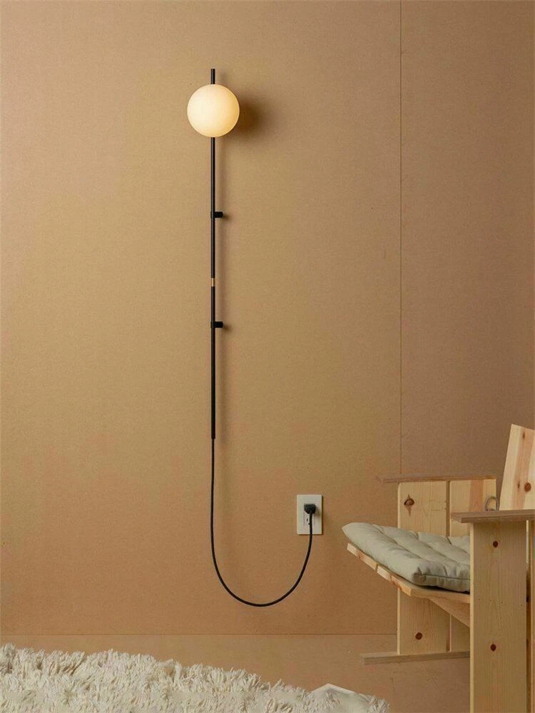 Modern wall lamp plug in deals