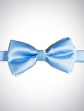 Boys Sky Blue Banded Dickie Bow Tie Wedding Prom Page Boy Dickie Bows