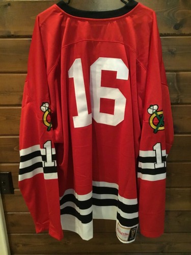 Bobby Hull #16 Chicago Blackhawks Mitchell & Ness Vintage Hockey Jersey S 60 NWT - Picture 2 of 13
