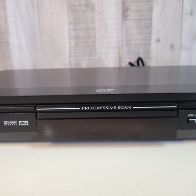 Panasonic DVD-S35 DVD/CD Player Black MP3 Jpeg playback Tested