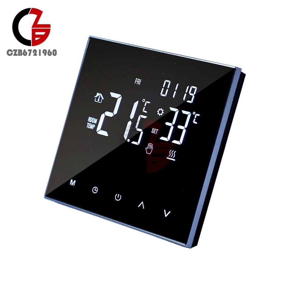 WiFi LCD Digital Smart Thermostat Remote Controller For Google Alexa Smart Home - Image 2 of 4