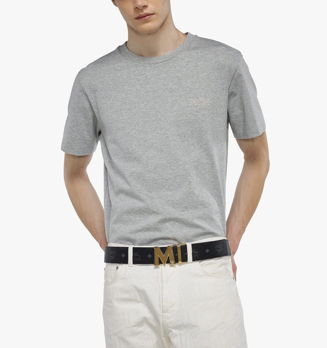 Mcm monogram clearance belt