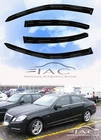 For Mercedes Benz W212 10-16 E-Class Window Vent Sun Shade Rain Guard Door Visor