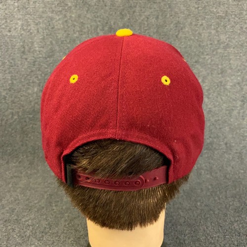 Vintage Nixon Wings Cap Hat Maroon Embroidered Logo & Wings Wool Blend OSFM - Picture 4 of 8