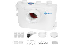 Macerator Pump with 4 Water Inlets,Sewerage Pump for Macerating Toilet Pump Dome