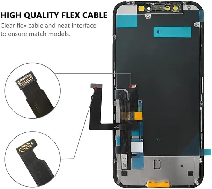 For iPhone XR LCD Screen Replacement Retina 3D Touch Digitizer Display Assembly - Image 3 of 4