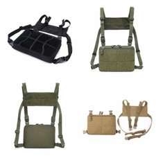 Tactical Chest Rig Shoulder Bag Waist Packs Chest Recon Bag Vest Tools Pouch