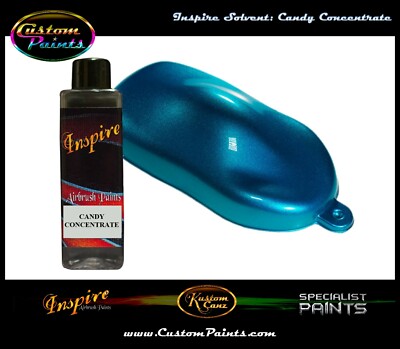 Inspire Candy CONCENTRATE Blue 4oz (SOLVENT), CUSTOM PAINT, ARTIST, Low Rider